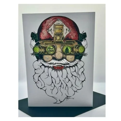 Tactical Santa Greeting Card: The Funniest Christmas Card for Gun Owners