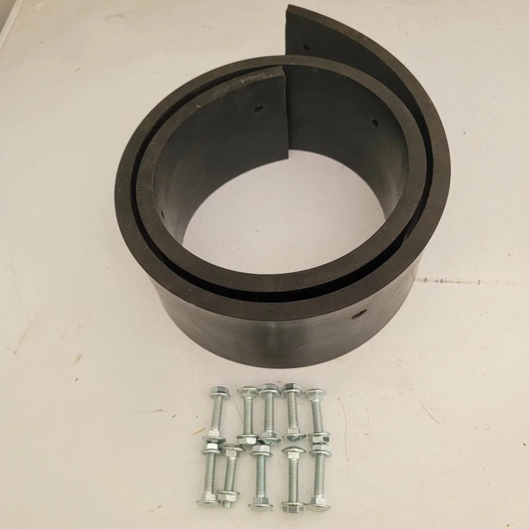 48" Deere Snow Plow M120139 Steel Strap, M42868 Rubber Squeegee Edges