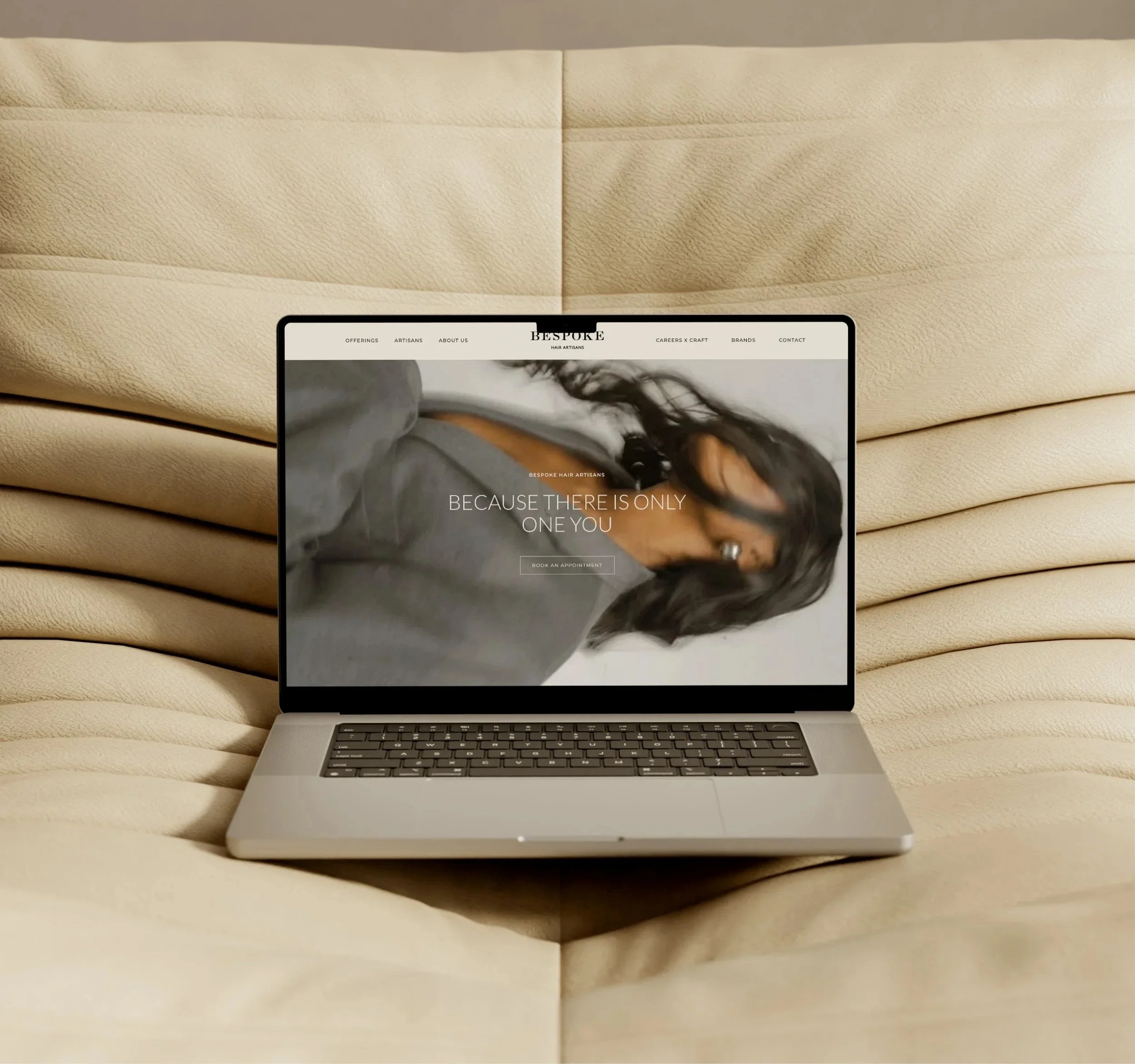 Custom website in a week for a hair salon by Adoro Secco