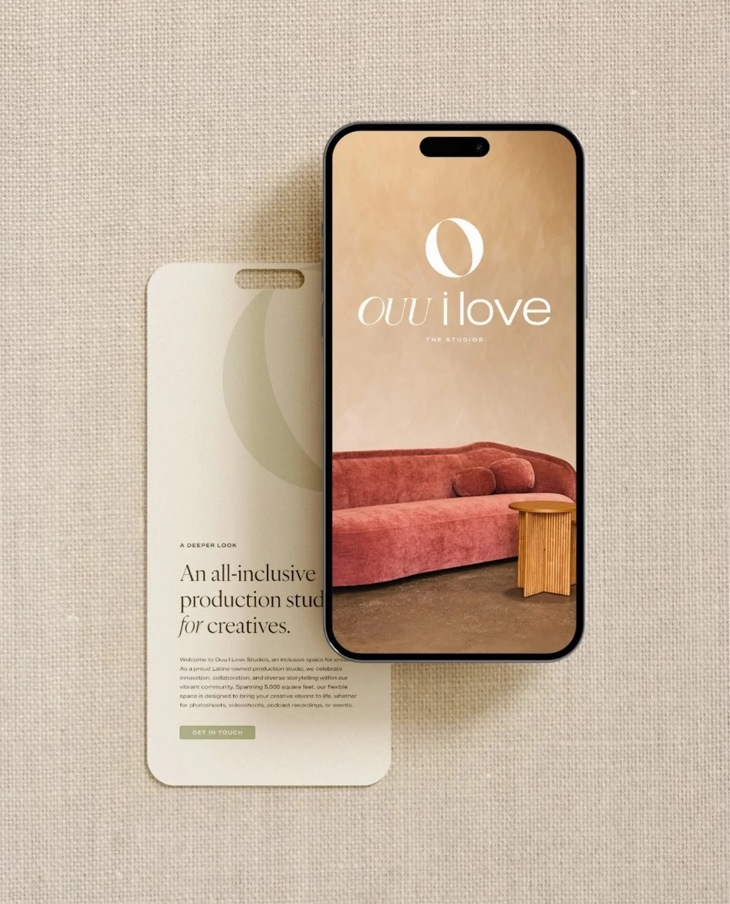 website design and branding​ for wellness and beauty brand