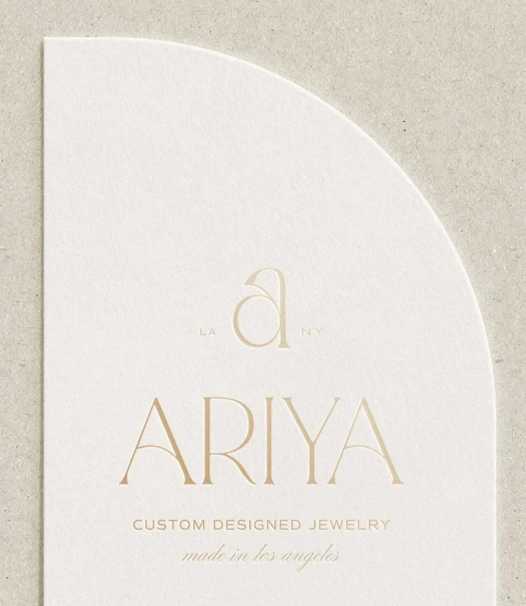 brand identity design services for jewelry company