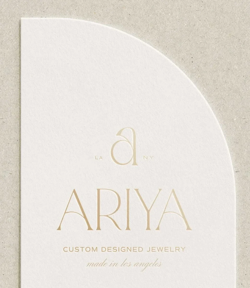 brand identity design services for jewelry company
