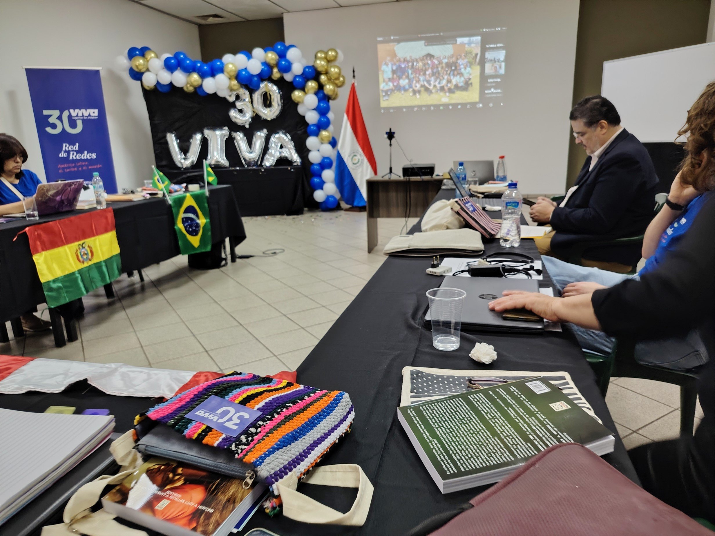 Viva 30th birthday paraphernalia