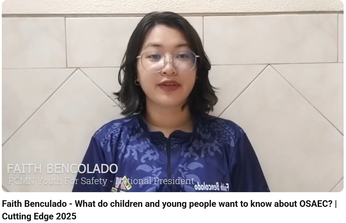 Ms. Faith Bencolado (Y4S National President)