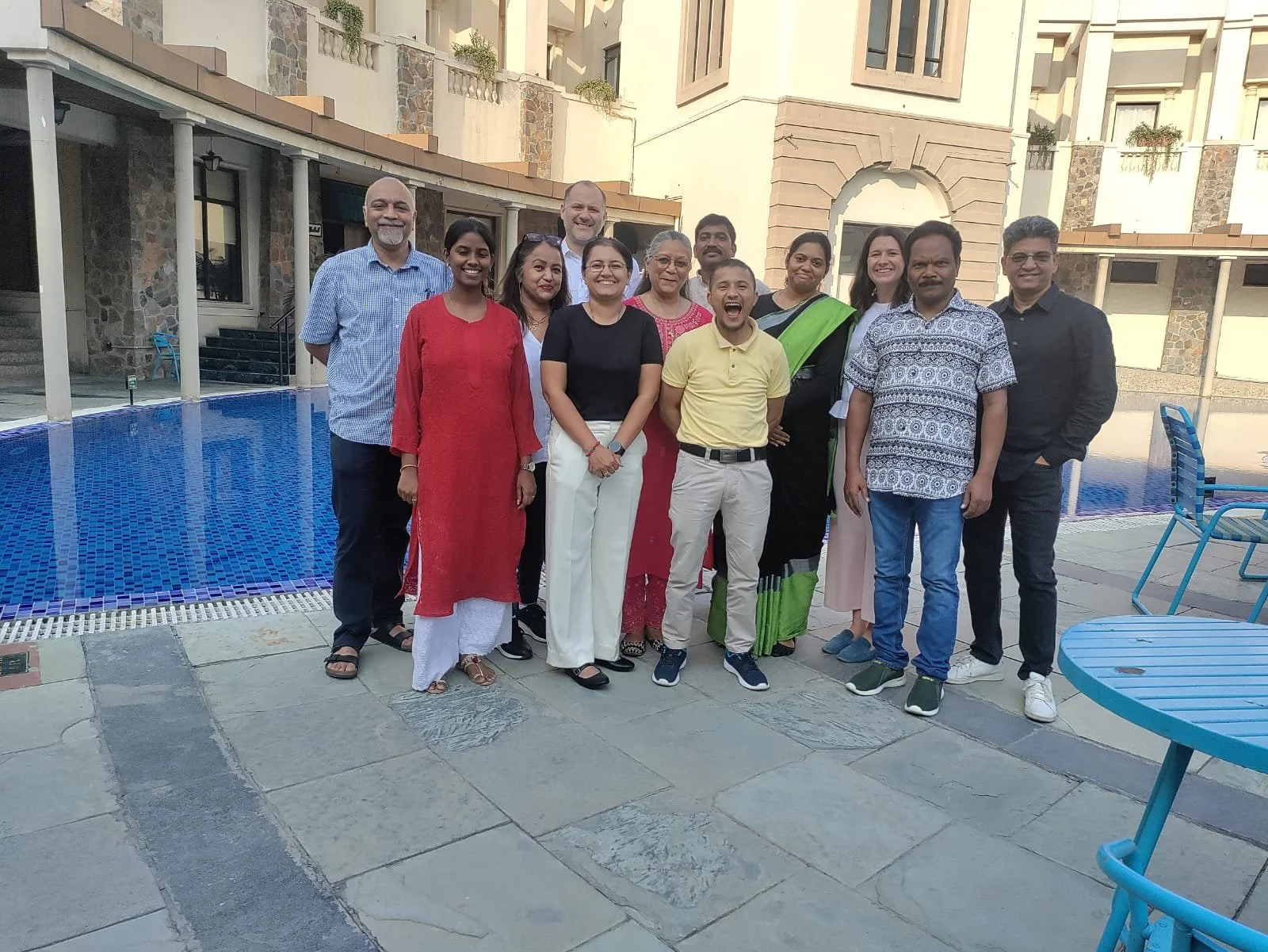 Group photo at Network Coordinators gathering in India 2023