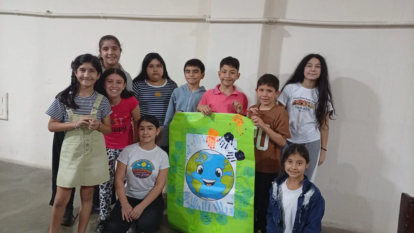 Children part of an event in Argentina