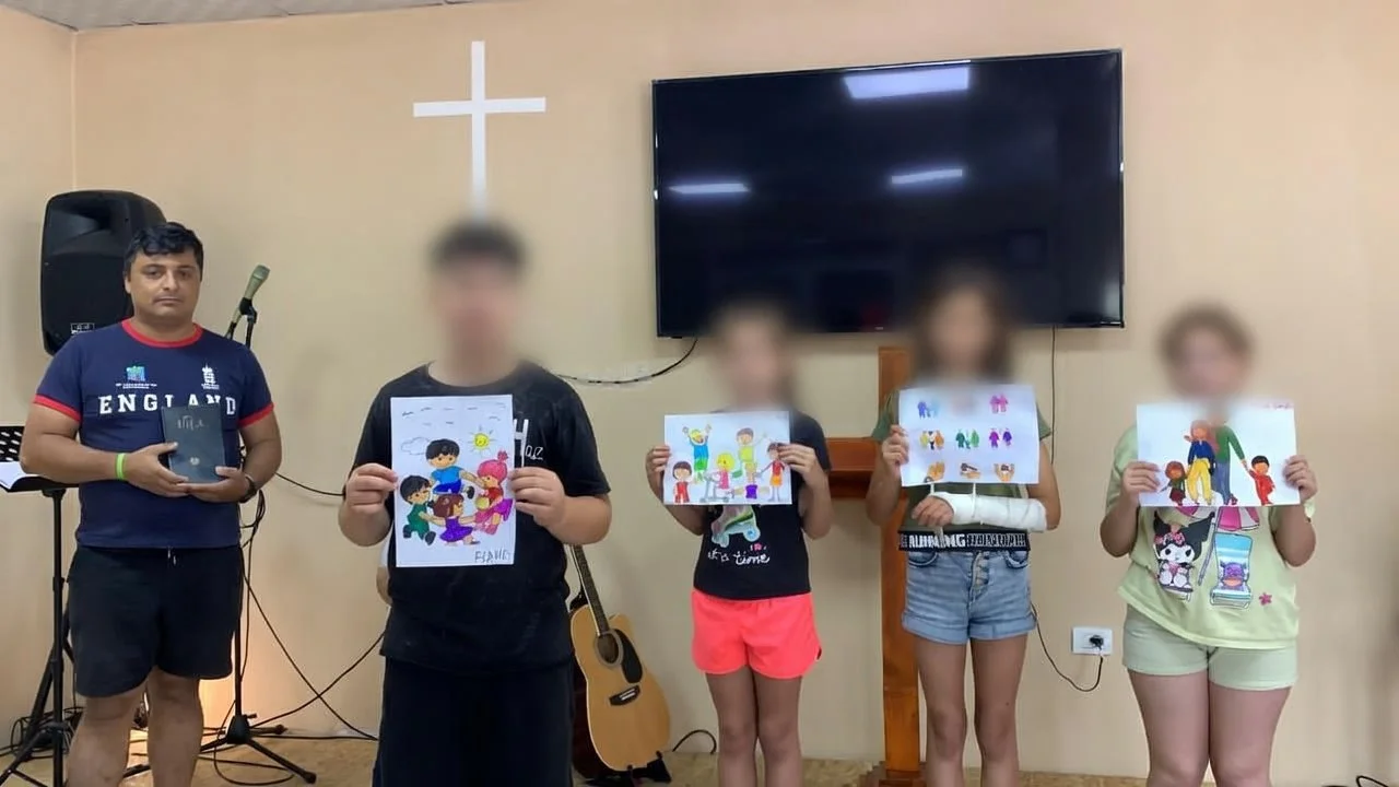 Artwork from children in Albania