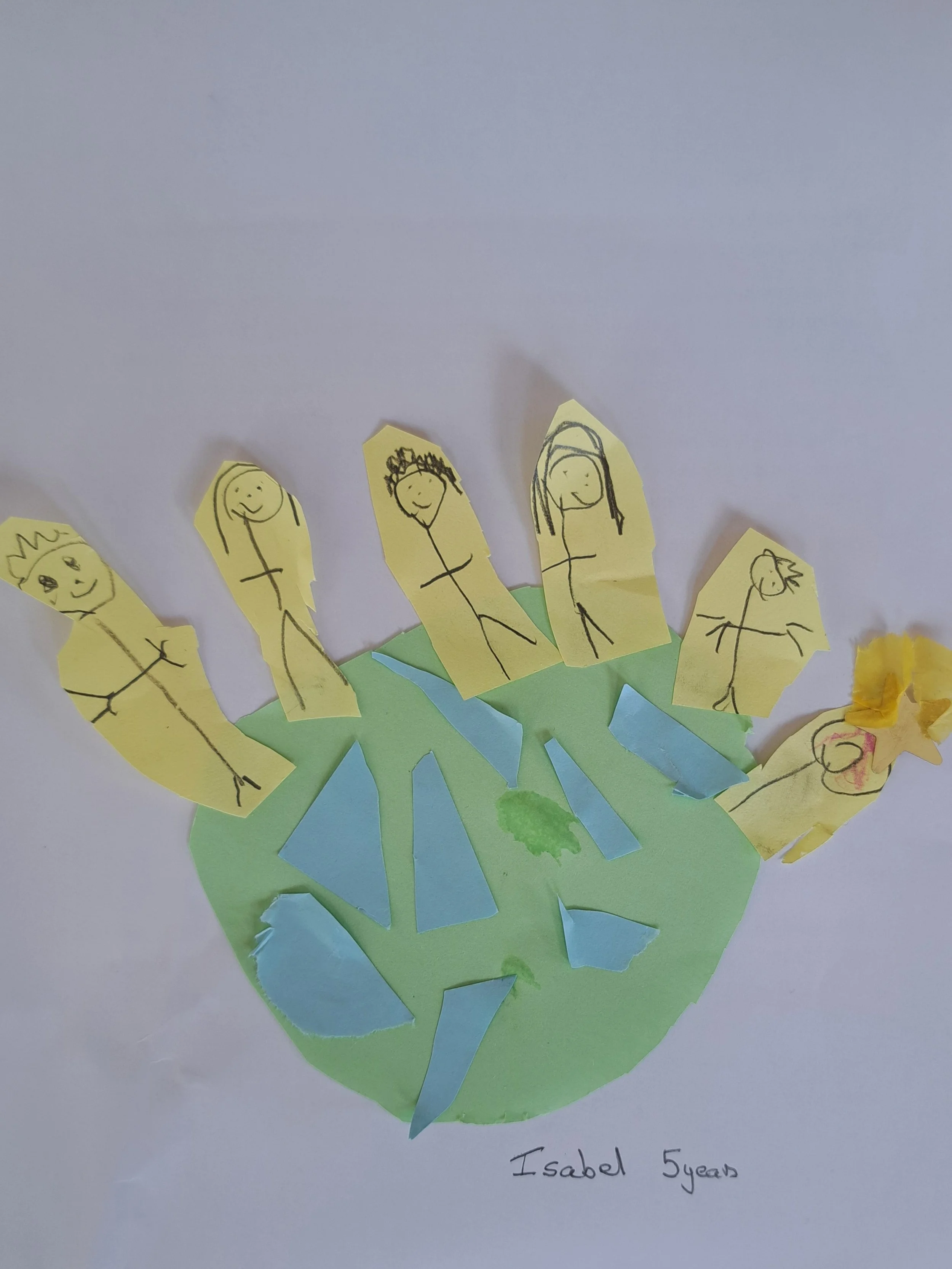 Artwork from a child in the United Kingdom