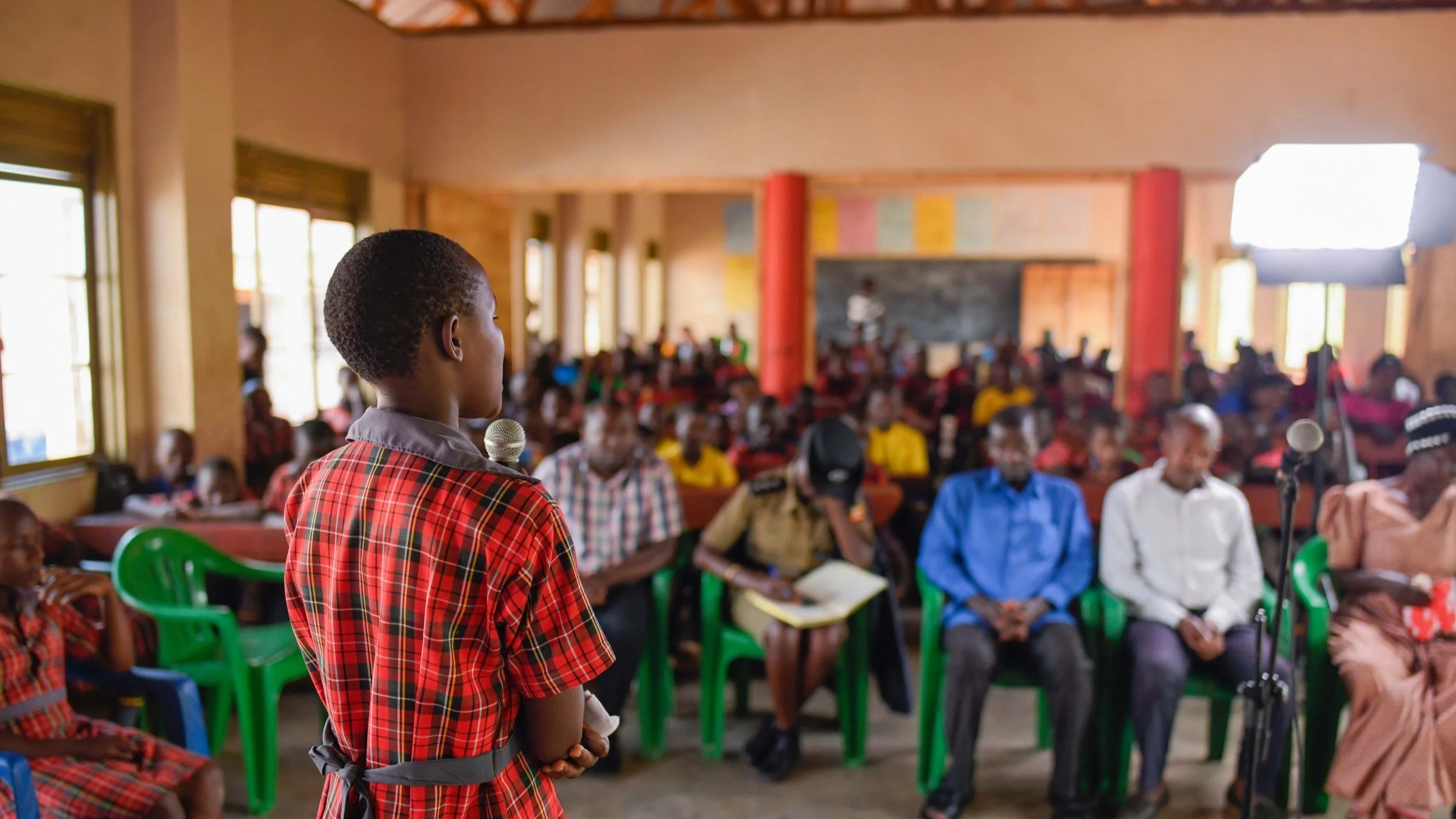 Child Ambassador trained by the Children At Risk Action Network, Uganda