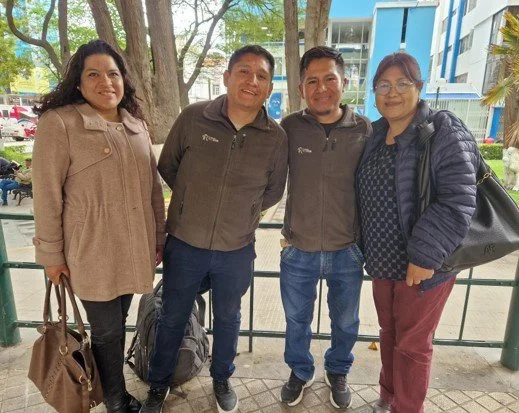 Part-time Viva staff and volunteers from Oruro and Cochabamba