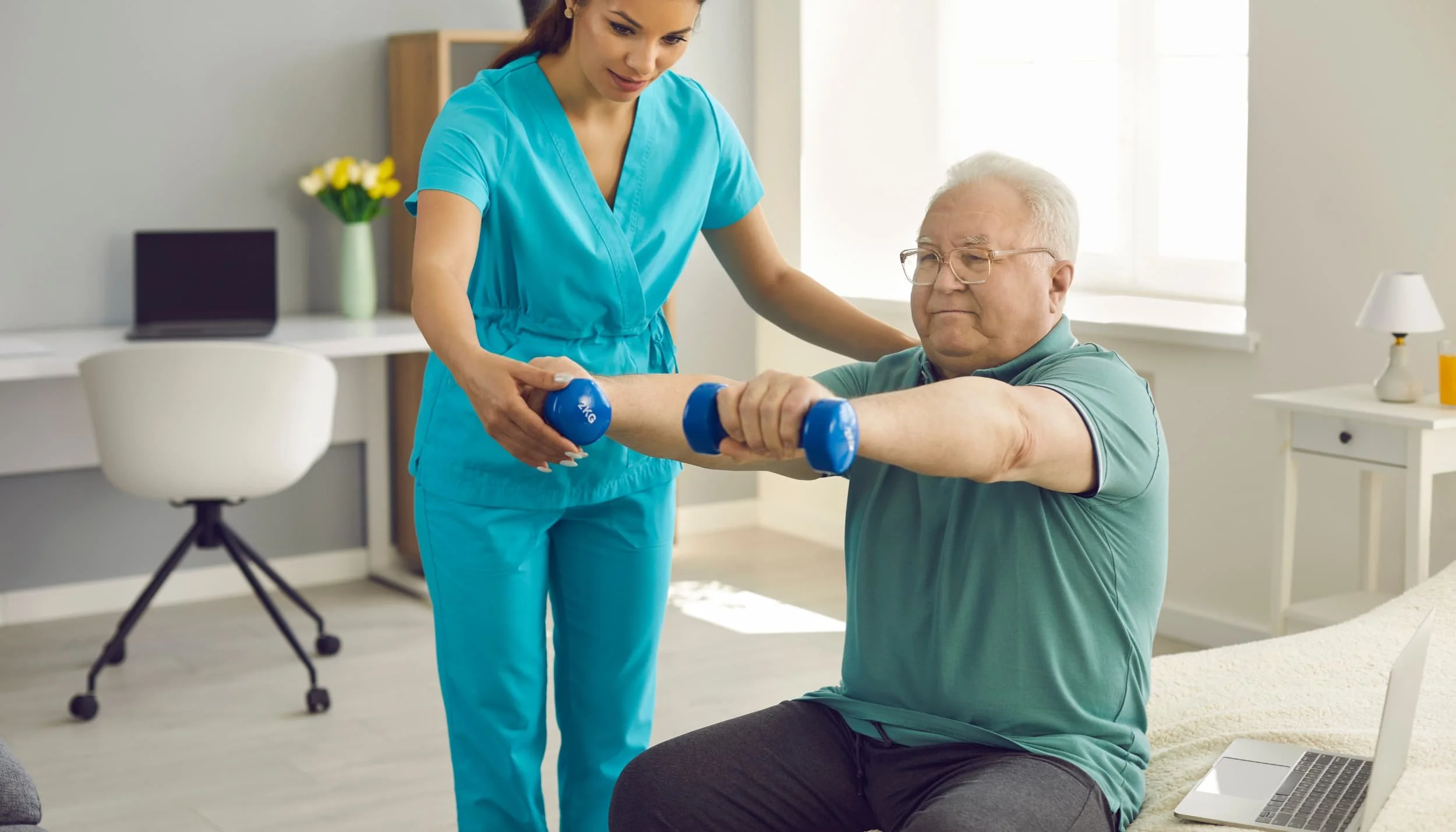 In home exercise and rehabilitation