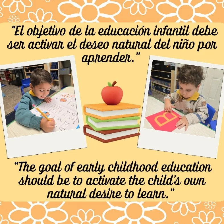 📚✨ &ldquo;The goal of early childhood education should be to activate the child&rsquo;s own natural desire to learn.&rdquo; &mdash; Maria Montessori
At Dr. A. Martinez Bilingual Academy, we celebrate curious minds and student-led learning every day!