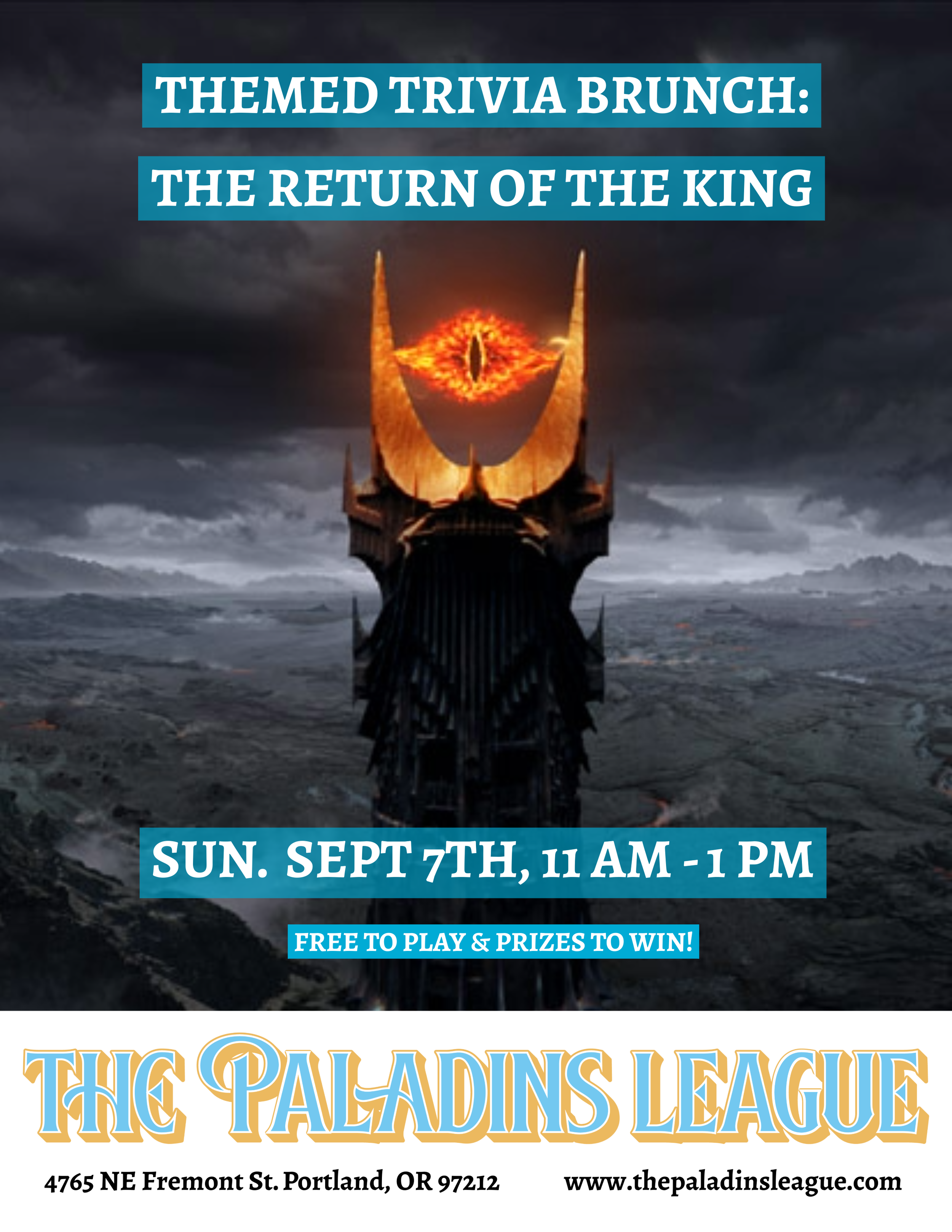 Themed Trivia: LOTR The Return of the King!