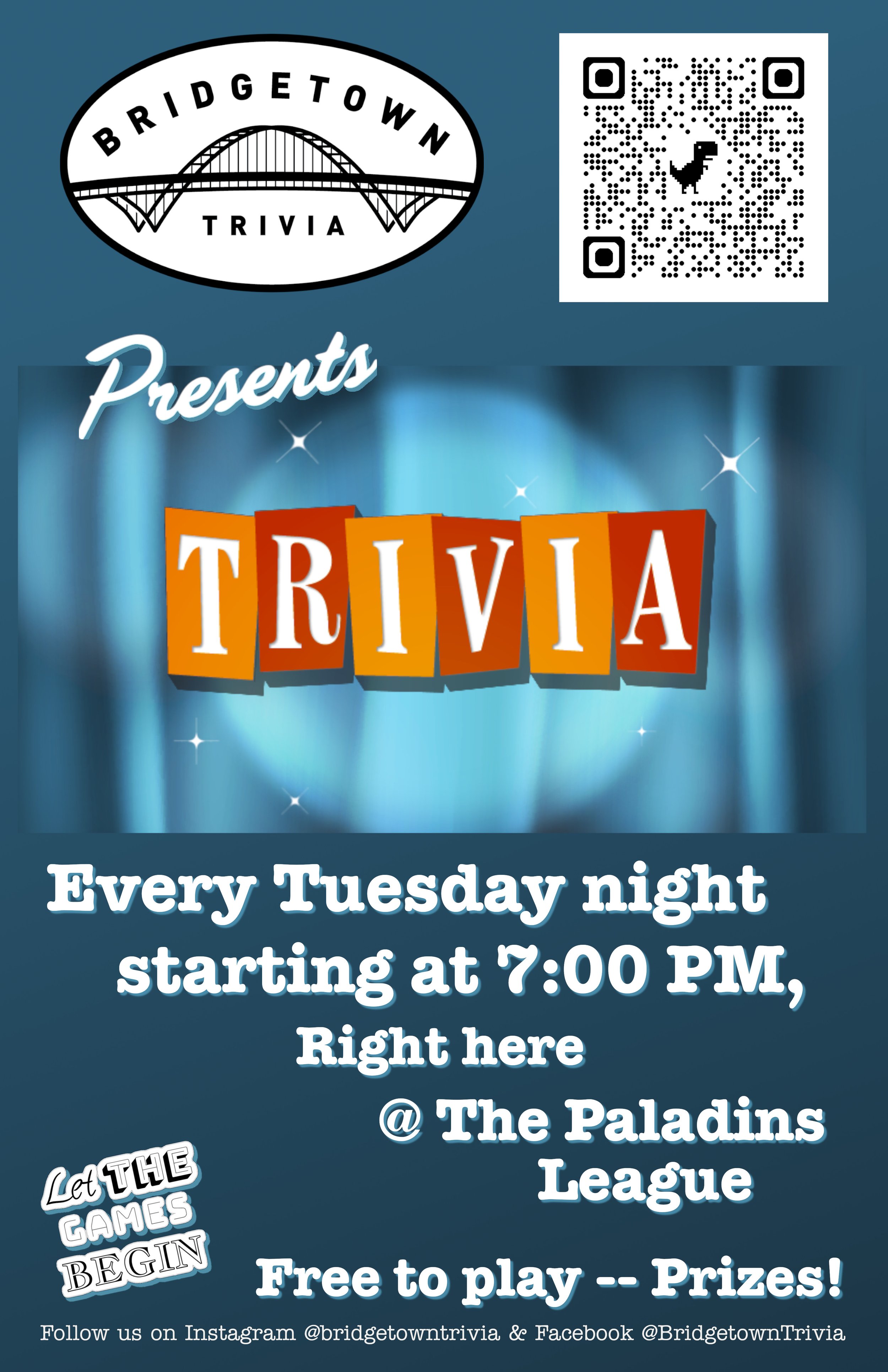 TRIVIA TUESDAYS w/ Bridgetown Trivia