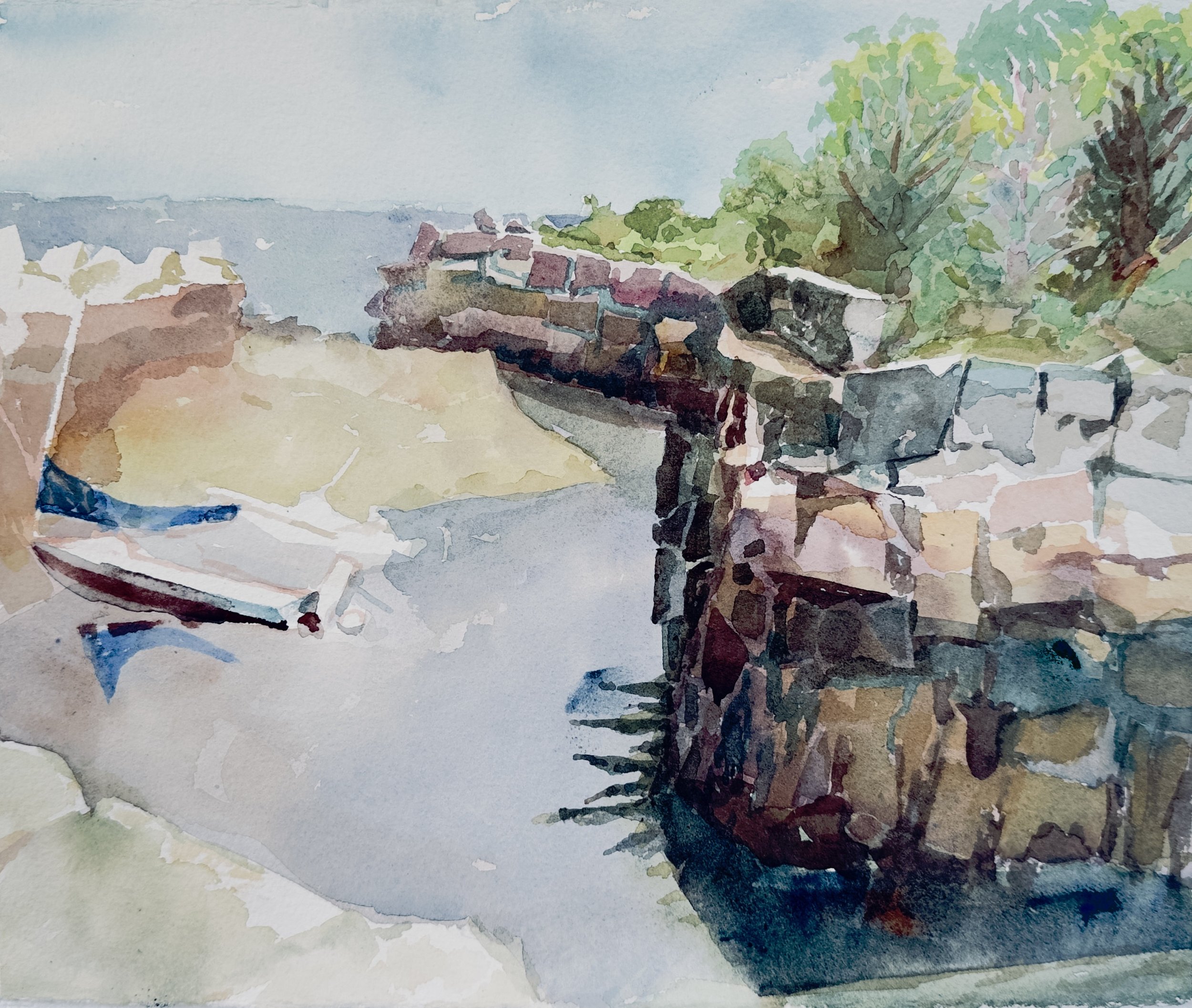 Hodgkins Cove, Gloucester 10" x 12", 2026