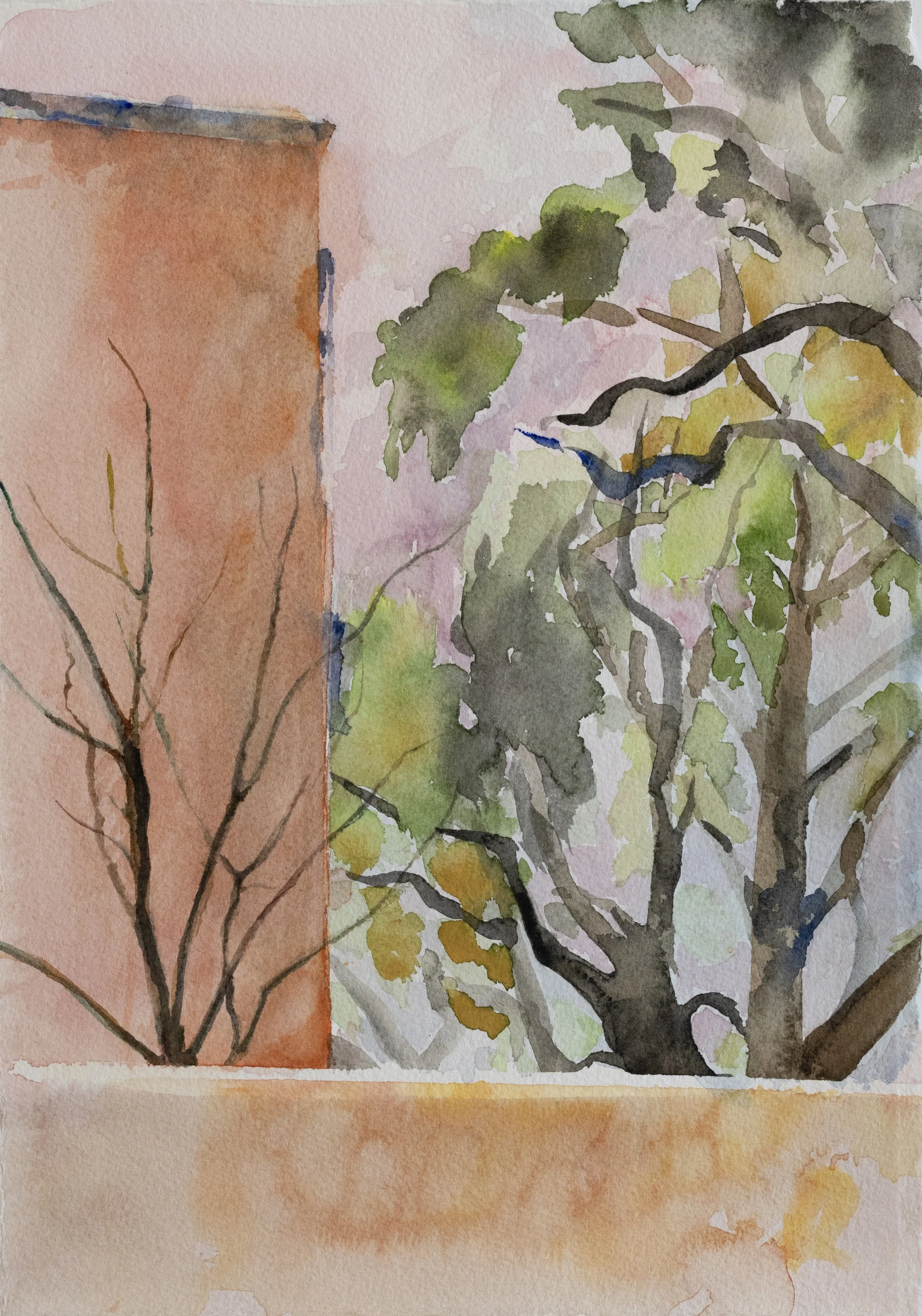 John's Wall 10" x 14", 2024