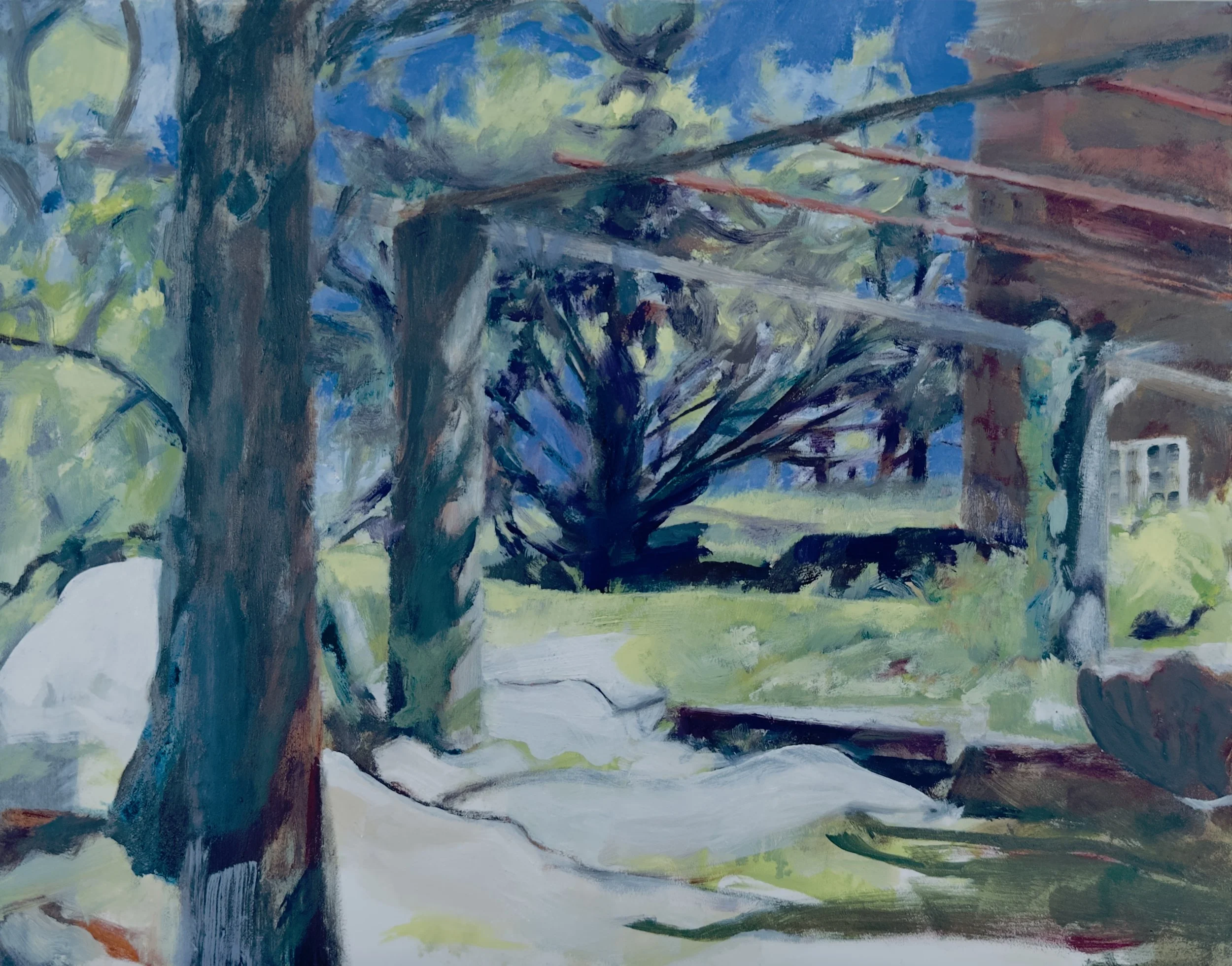 Grape Arbor  10" x 12", 2026