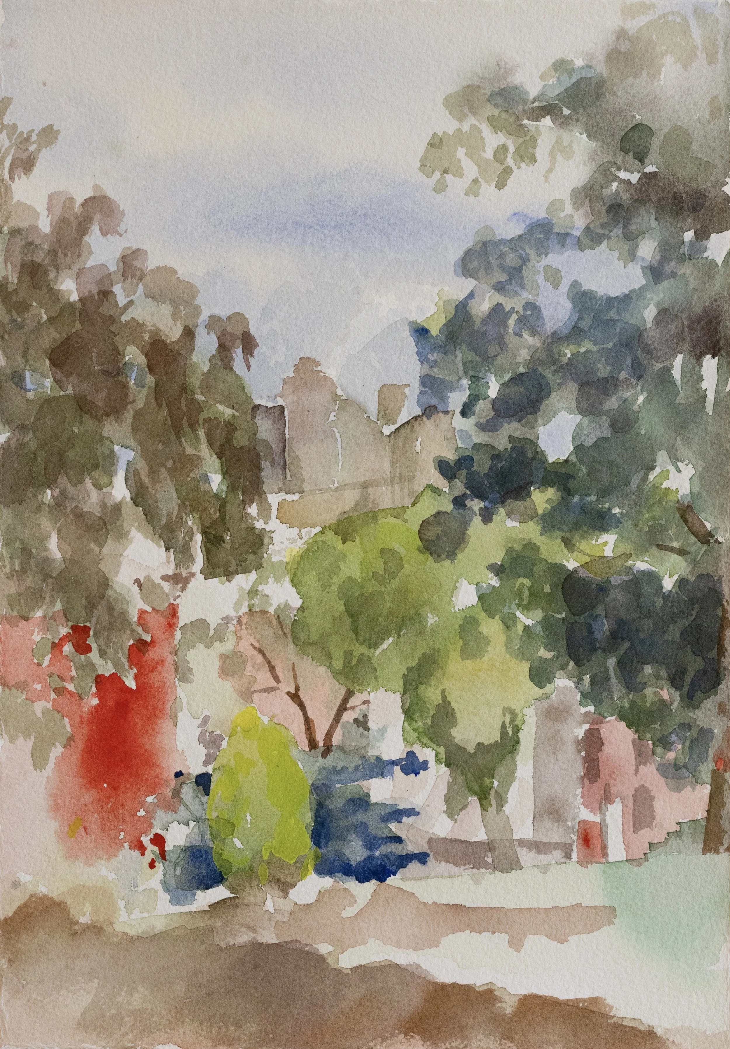 Green-Wood ,Battle Hill 
10" x 14", 2024