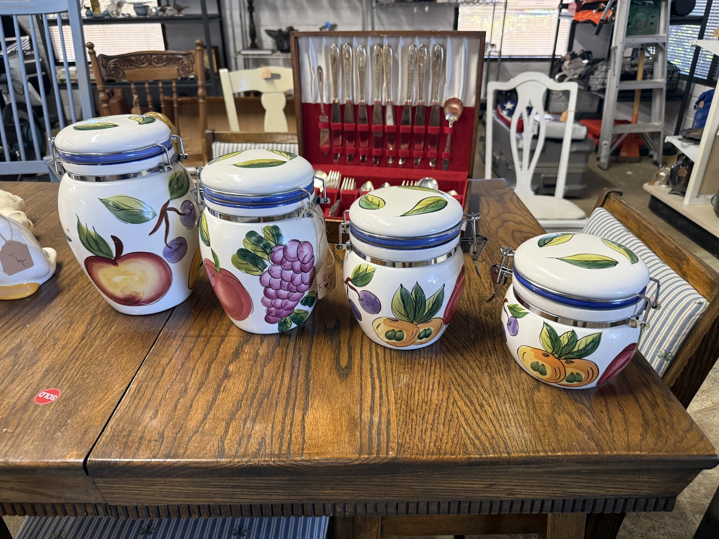 Tuscan Orchard Canister Set: $29