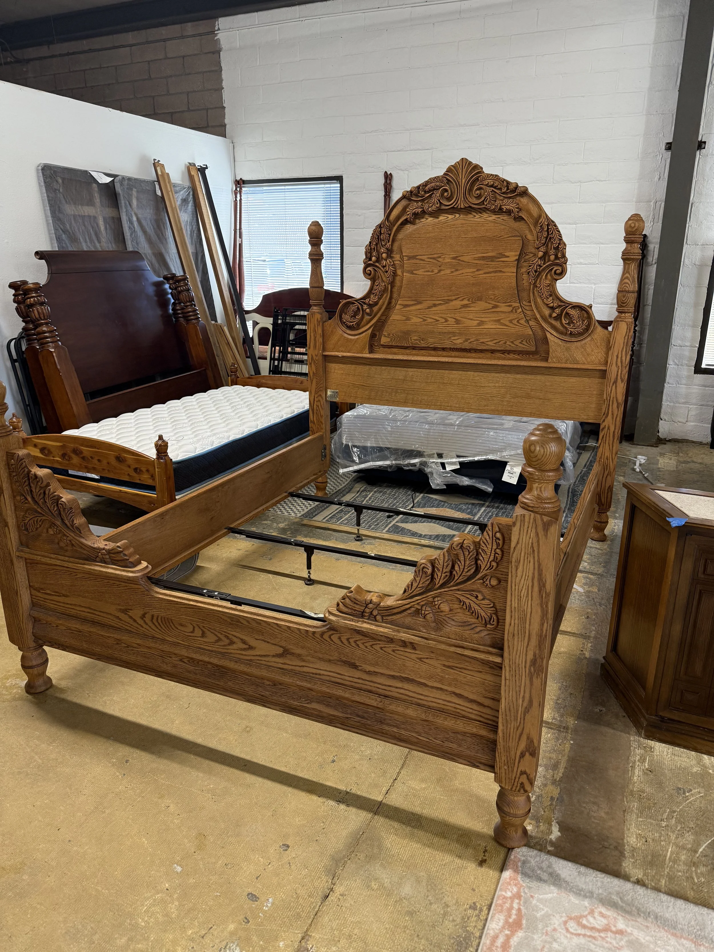 Oakwood Interiors Versailles Collection Queen Size Bed Frame: $699