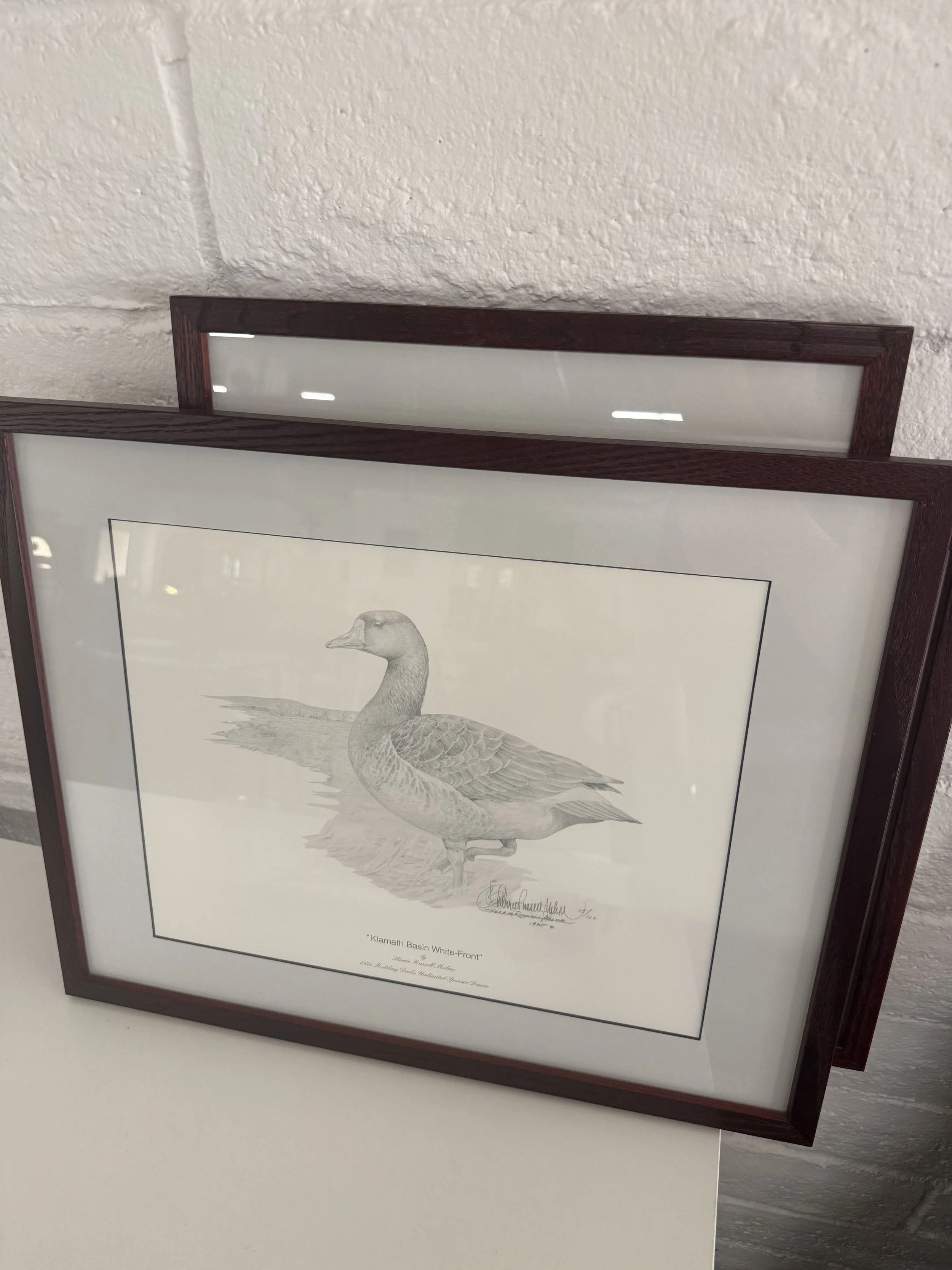 Sherrie Russell Meline Duck Prints with Certificates of Authenticity: $40