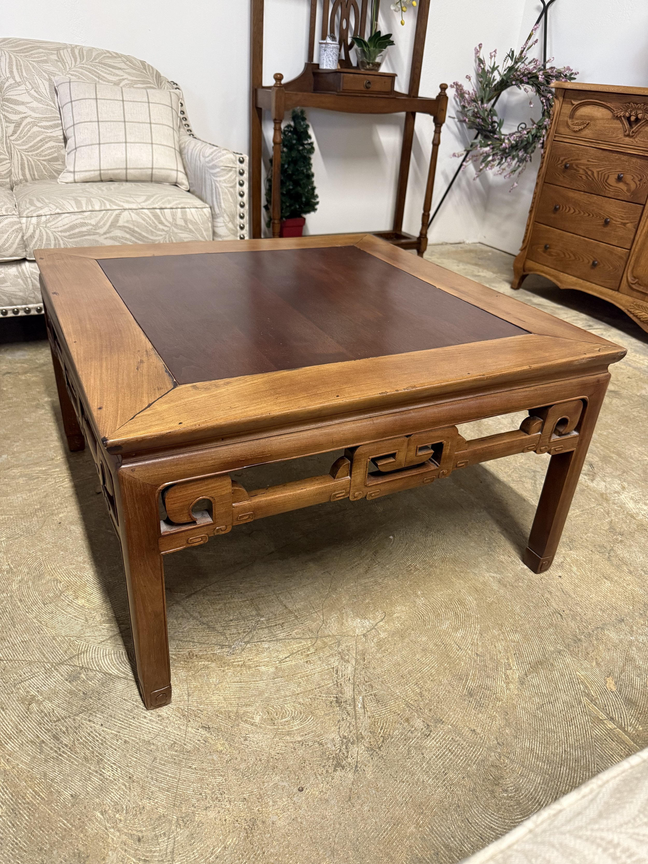 Solid Wood Ming Style Coffee Table: $199