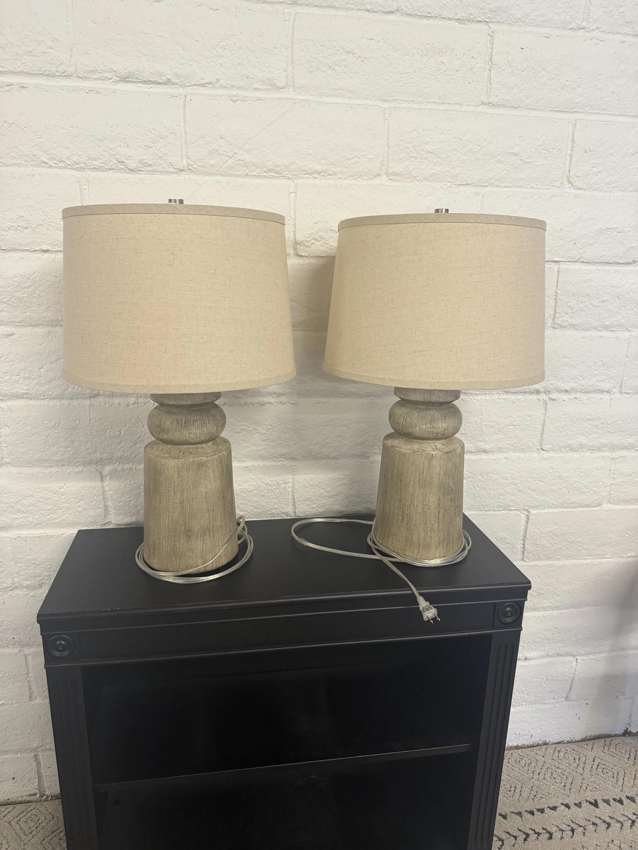Pair of Table Lamps: $50