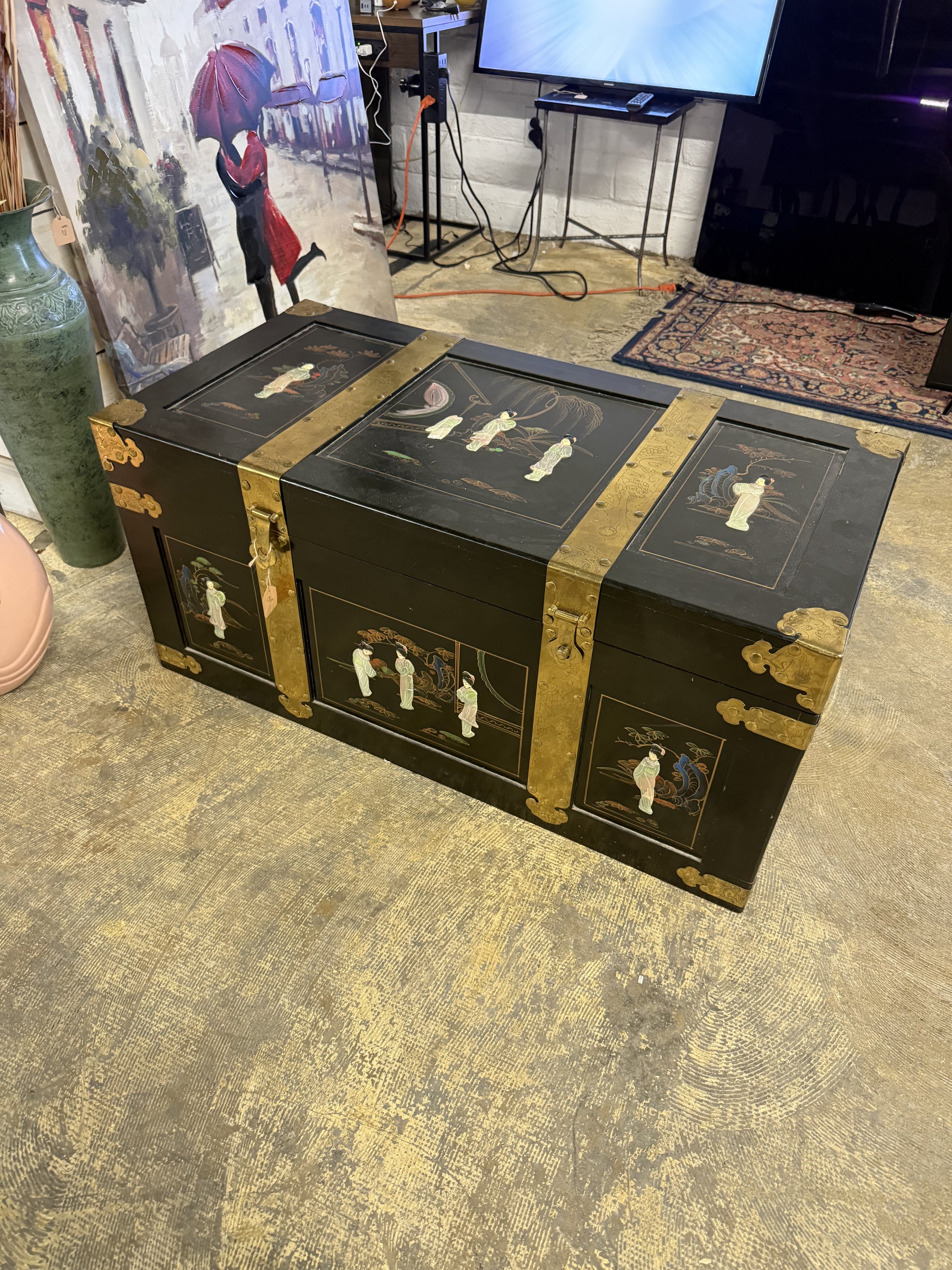 Vintage Japanese Chest: $75