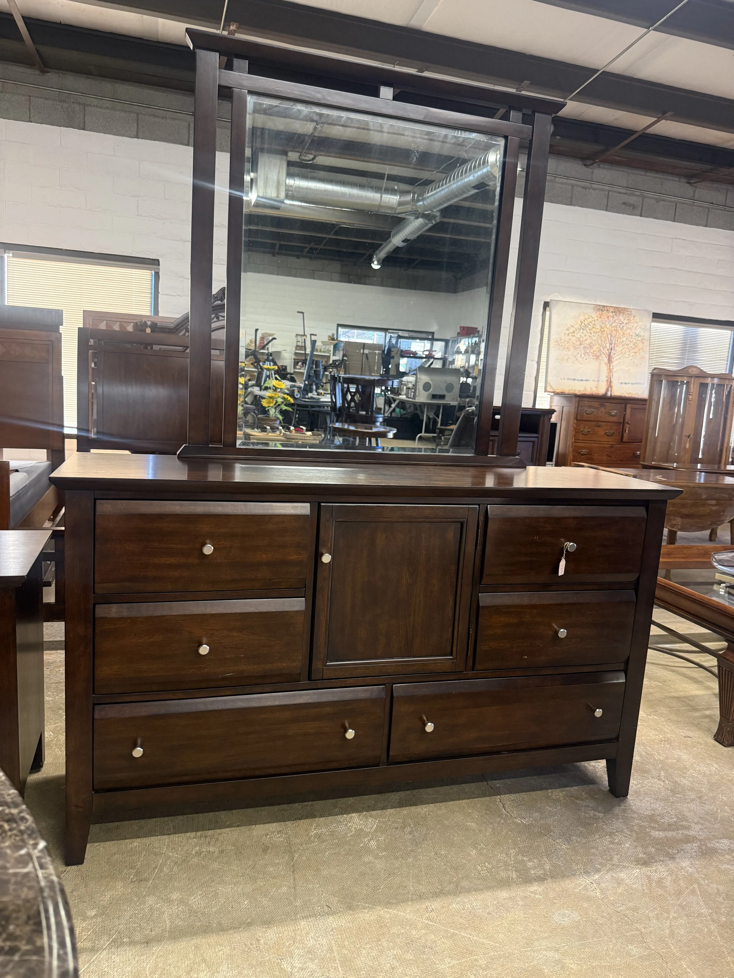 Edgewater Collection Dresser in Chocolate: $199
