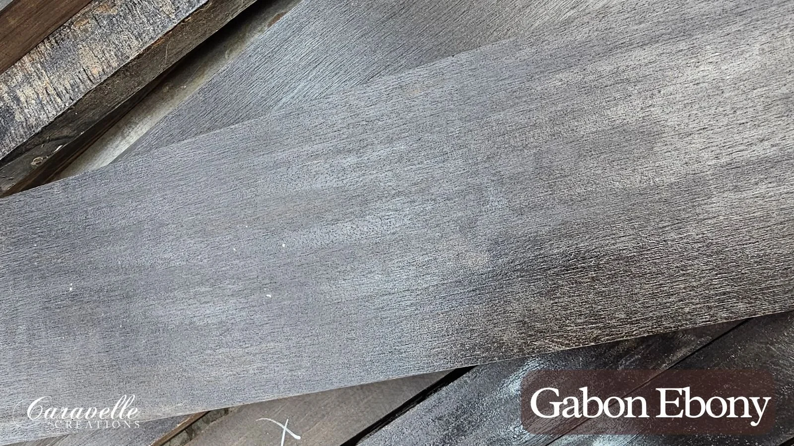 Gabon Ebony wood plank