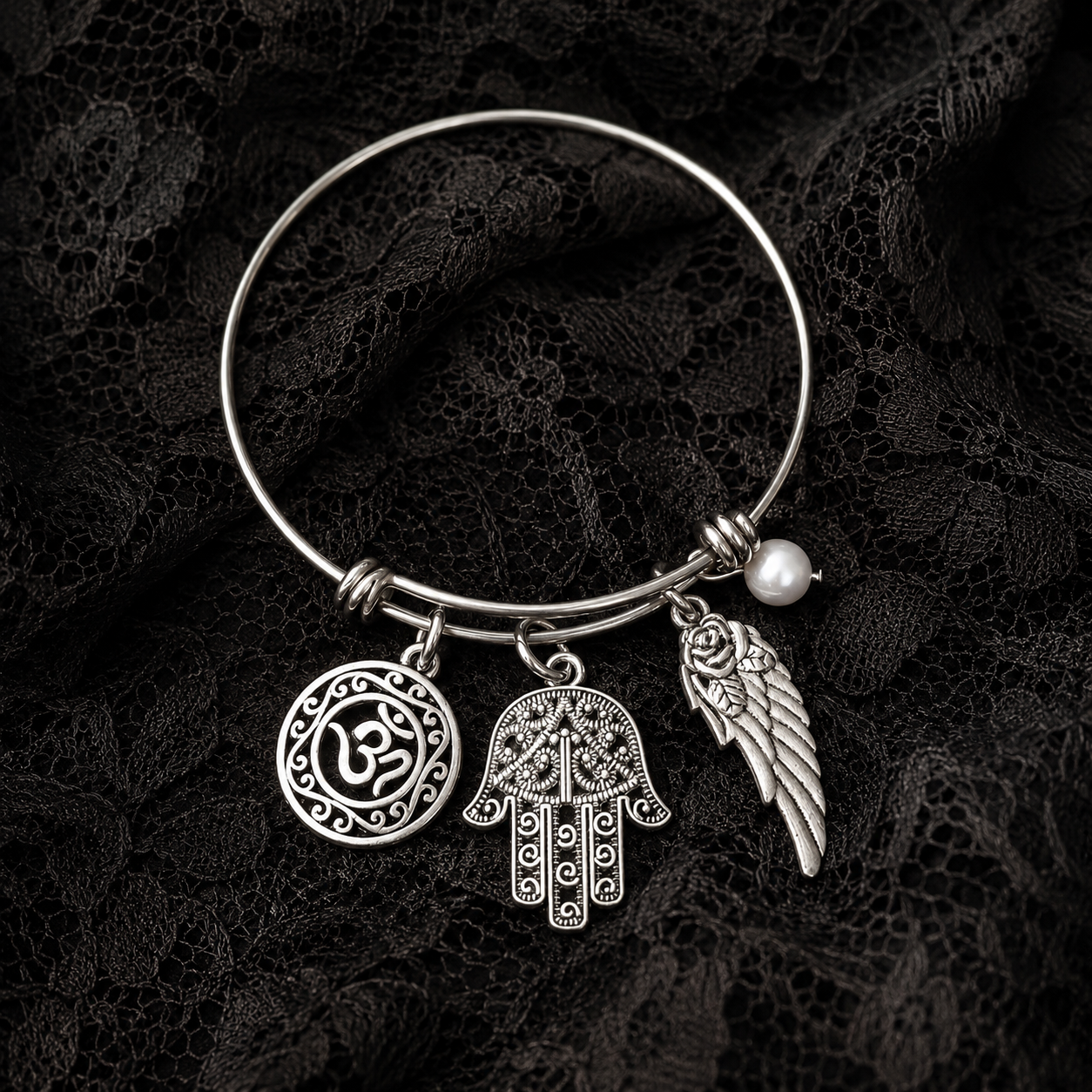 Om Hamsa Wing Pearl Bracelet Lace ChatGPT.png