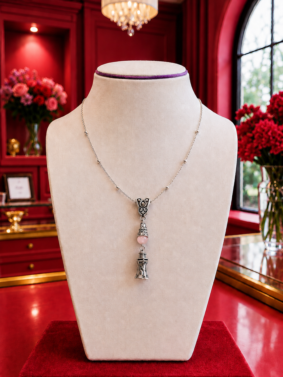Lighthouse Necklace Rose Quartz.png