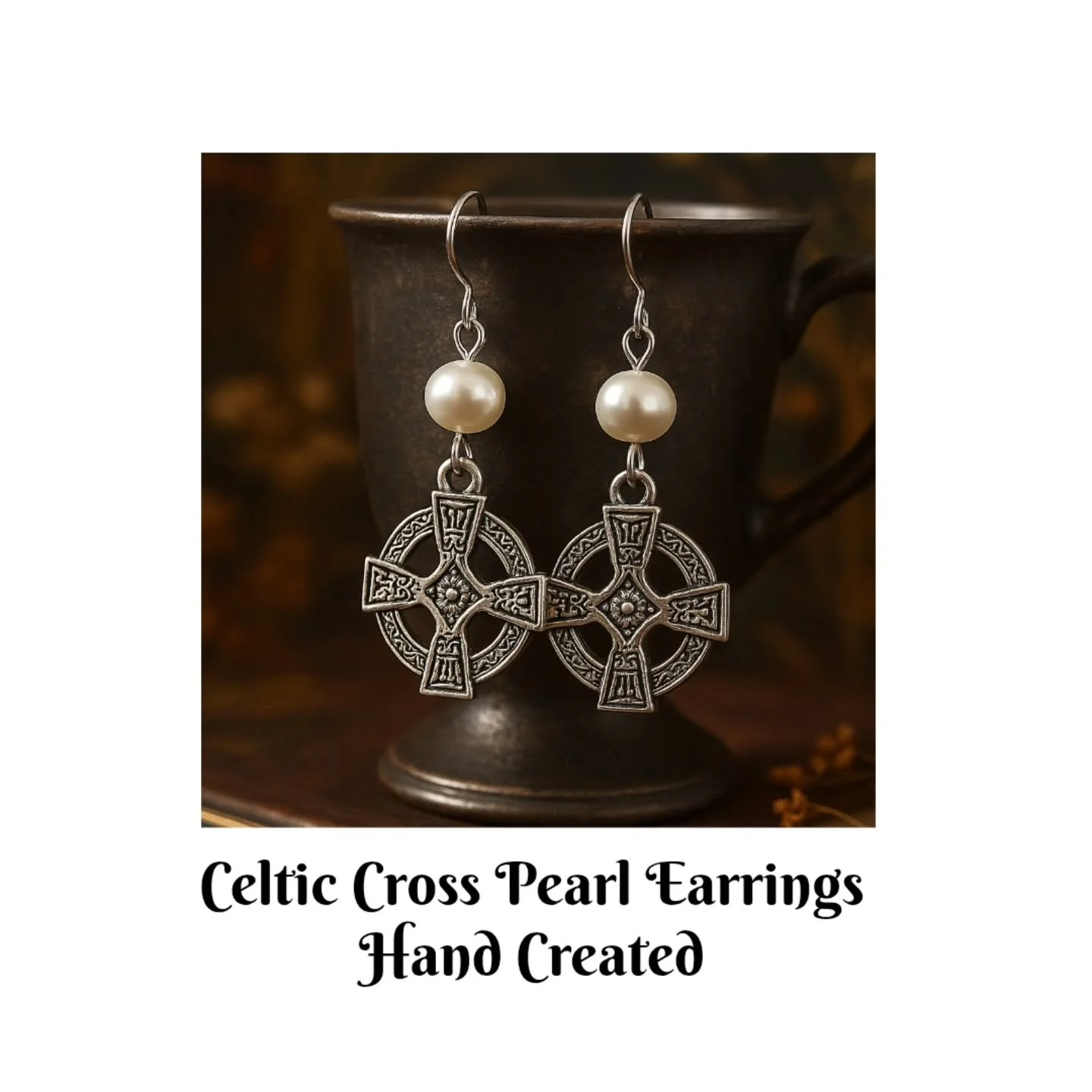 💎 Artist Created! Celtic Cross Pearl Earrings! 🛍 5 ⭐️ Shops in Bio!

🛍 Free Shipping! 📦 5⭐️Amazon &amp; Etsy🛍 Tap on Linktr.ee in bio!

&quot;Designing jewelry is my way of bringing Love &amp; Joy to your world!&quot;
 Peshah, Artist, Author, Po