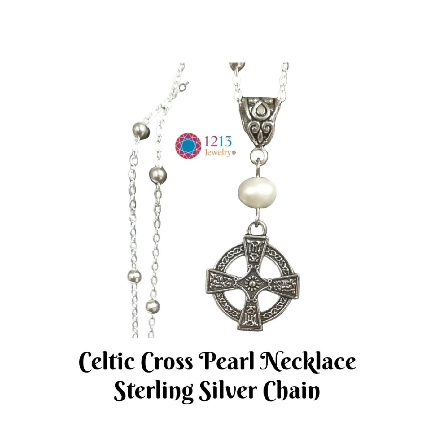 💎 Artist Created! Celtic Cross Pearl Necklace on a Sterling Silver Chain! 🛍 5 ⭐️ Shops in Bio!

🛍 Free Shipping! 📦 5⭐️Amazon &amp; Etsy🛍 Tap on Linktr.ee in bio!

&quot;Designing jewelry is my way of bringing Love &amp; Joy to your world!&quot;
