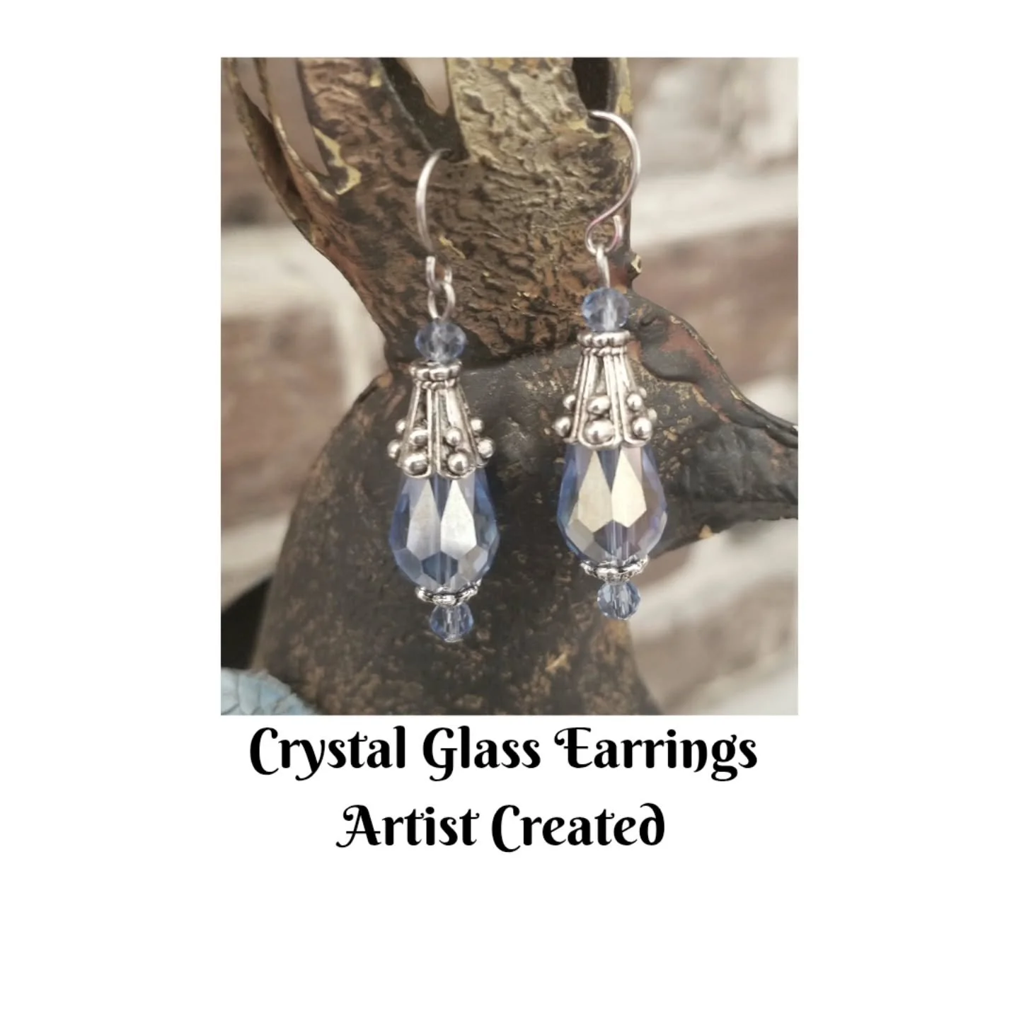 💎 Artist Created! Custom Order! Glass Crystal Drop Earrings! Orders welcome!

🛍5⭐️Shops in Bio
Also sold in Museums!

"Designing jewelry is my way of bringing Love &amp; Joy to your world!"
 Peshah, Artist, Author, Podcaster
  www.1213jew
