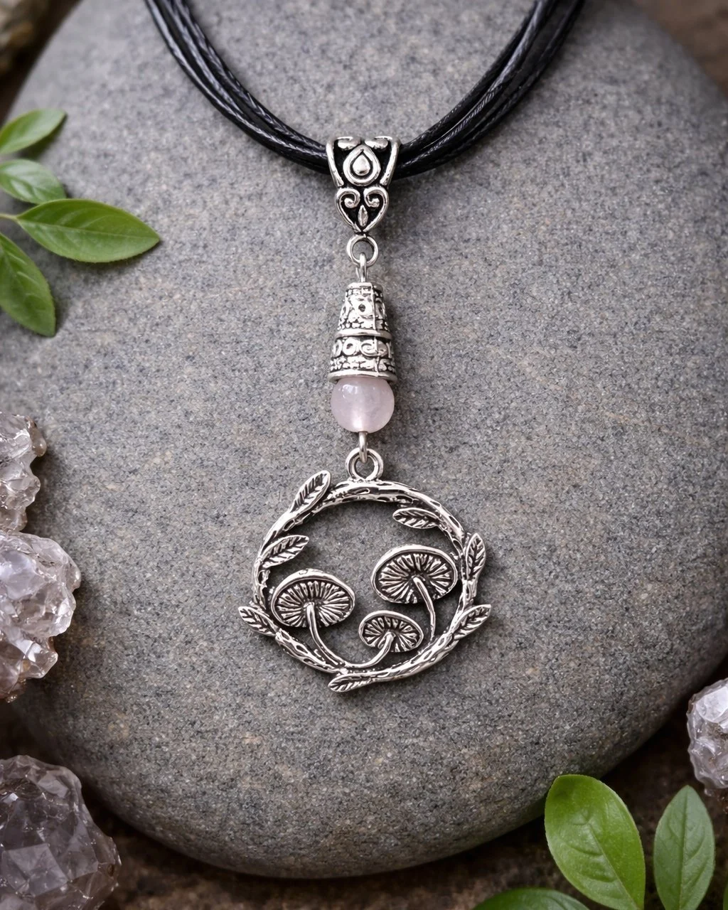 The simplicity of nature

Hand crafted mushroom rose quartz ribbon necklace
1213jewelry.com

#mushrooms #1213jewelry #nature #necklace