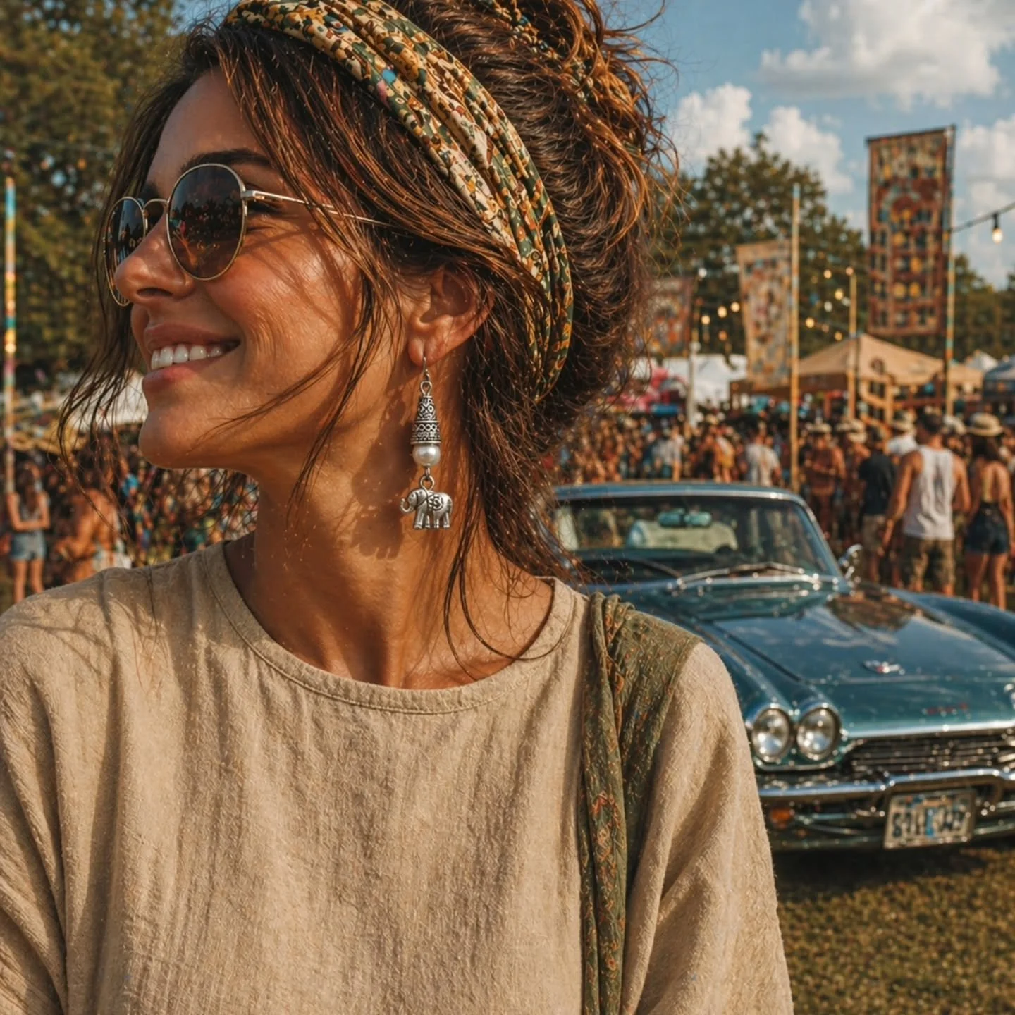 Step into the moment, feel the music.

12:13 Jewelry 
Ecclesiastes 12:13
Faith over fear! 🙏
Handcrafted tiny elephant earrings with white glass round accents.💎

#musicfest #feativalstyle #wearyourstory