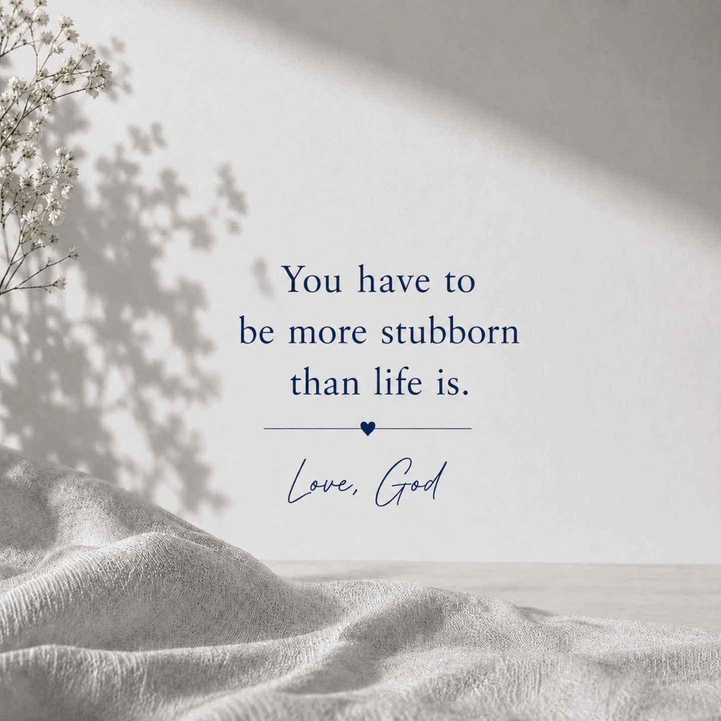 One of the most difficult apsects of life is not giving up on what we want, what we know is meant for us, when life seems to so stubbornly fight against us. We have to be more stubborn than life.

#God #PeshahAnn #believeGod #1213jewelry #pray