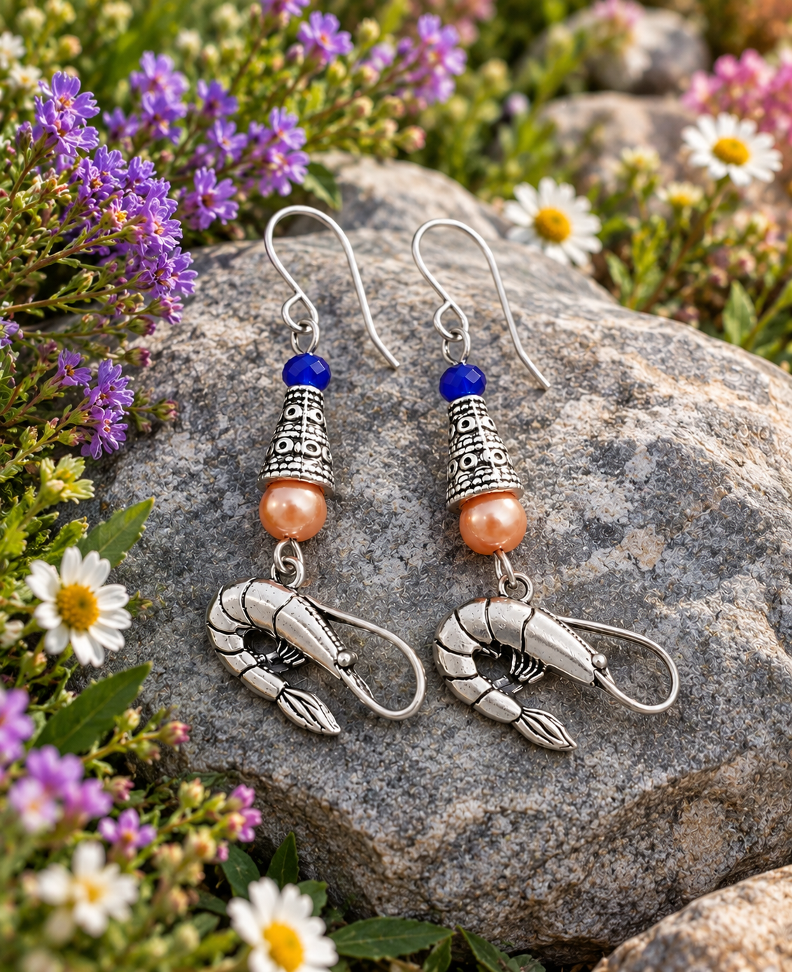 Back Bay Mission Shrimp Earrings Rock Flowers ChatGPT.png