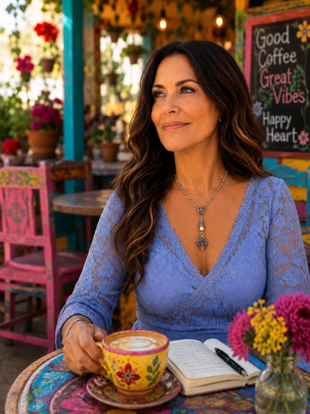 Fleur De Lis Necklace White Cafe ChatgPT.png