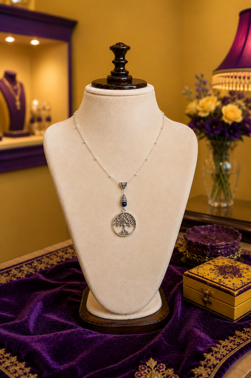 Tree Of Life Blue Necklace Plain Shop ChatGPT.png