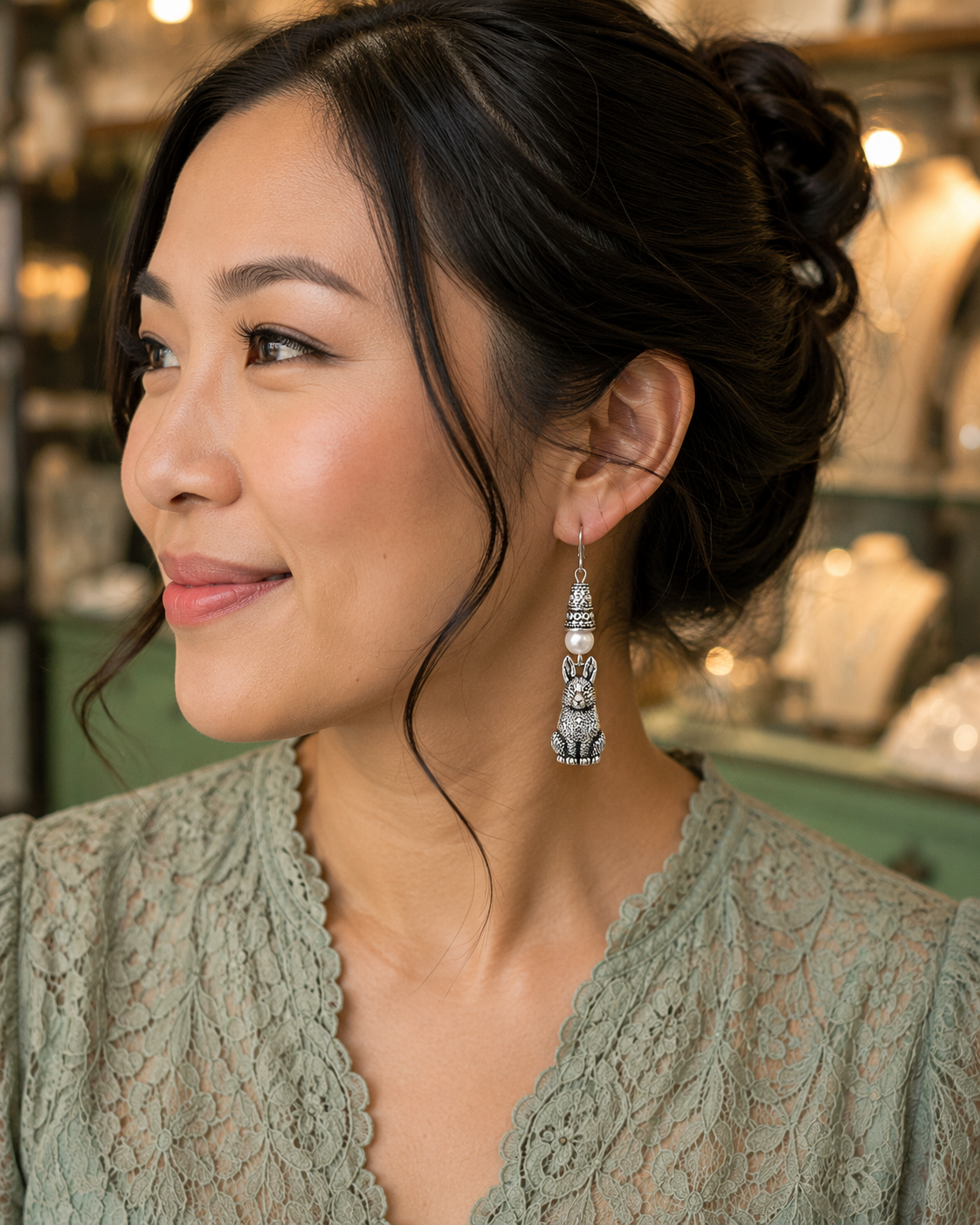 Rabbit Earrings Asian Model ChatGPT.png