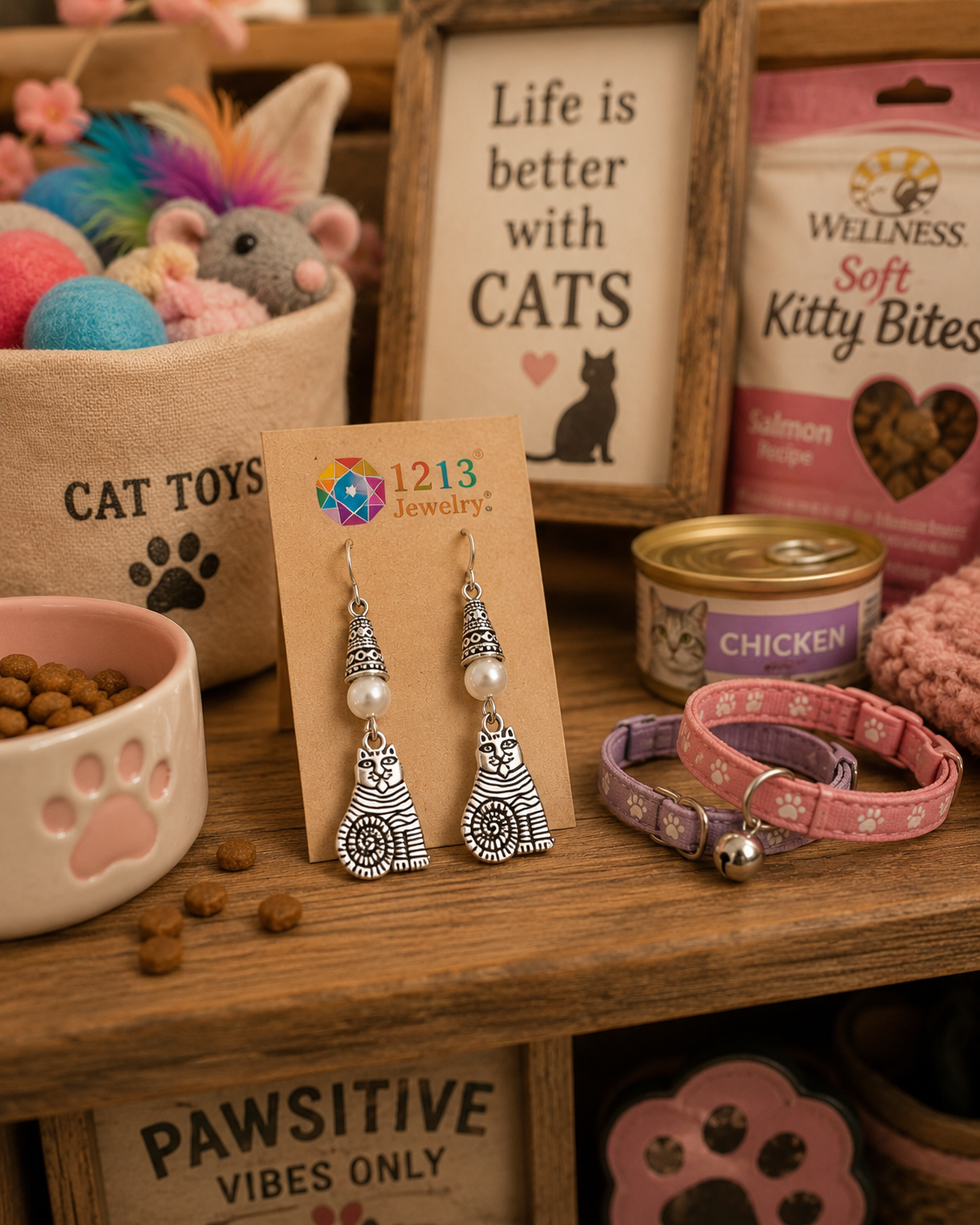 Cat Earrings White Pet Shop ChatGPT.png