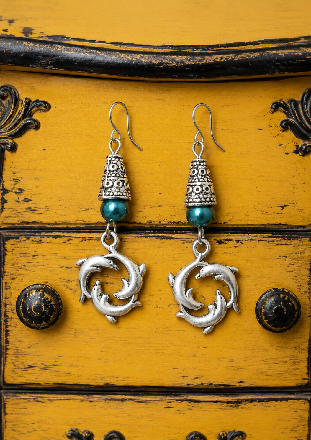 Dolphin Earrings Yellow Dresser ChatGPT.png