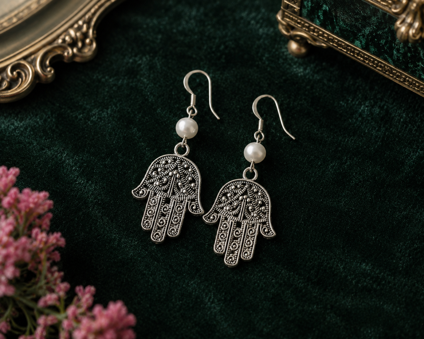 Hamsa Pearl Earrings Velvet ChatGPT.png