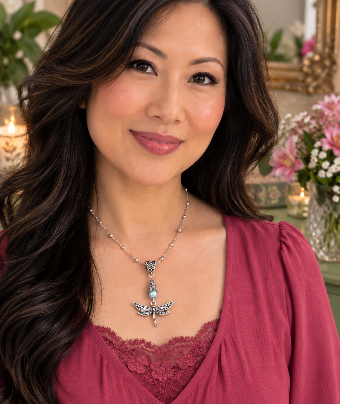 Dragonfly Necklace Blue Correct Woman ChatGPT.png