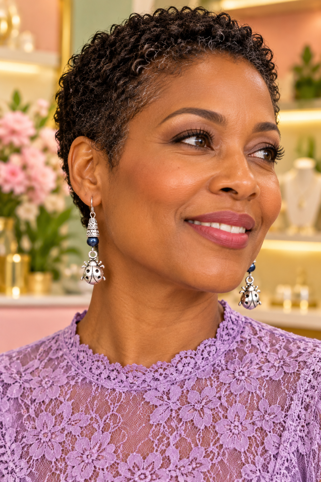 Ladybug Earrings Woman Lace ChatGPT.png
