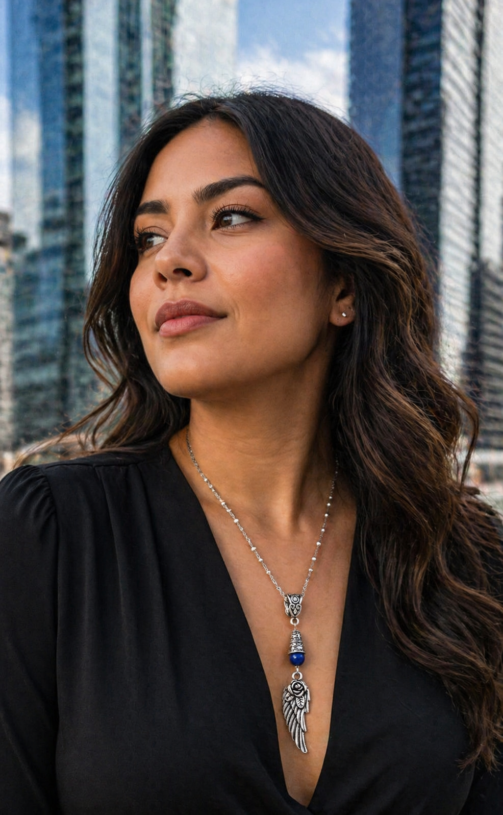 Wing Blue Necklace Model Cenetered ChatGPT.png