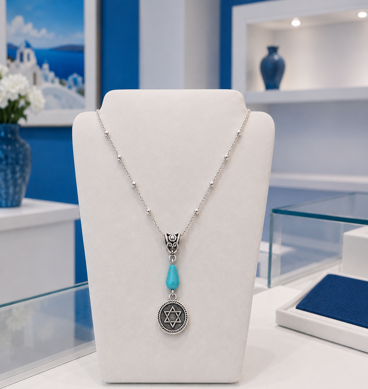 Star Of David Turquoise Necklace Shop.png