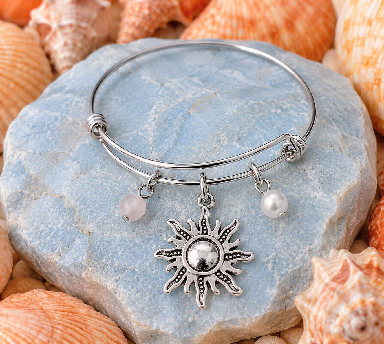 Sun Pearl Rose Quartz Bracelet Stone ChatGPT.png